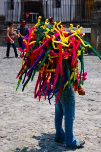 un trabajo colorido